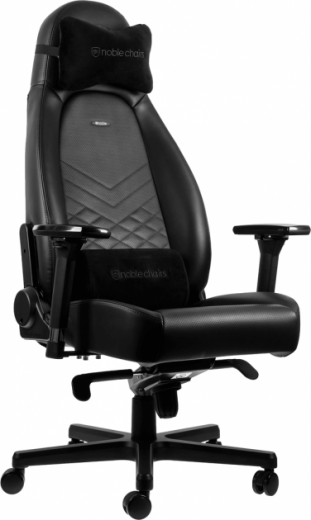 Крісло геймерське NOBLECHAIRS Icon (GAGC-087) Black - фото Крісло геймерське NOBLECHAIRS Icon (GAGC-087) Black - фото - інтернет-магазин електроніки та побутової техніки TTT