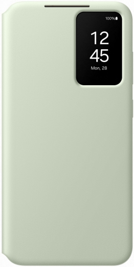 Чехол-книжка Samsung Smart View Wallet для Samsung Galaxy S24 Plus (EF-ZS926CGEGWW) Light Green - фото - интернет-магазин электроники и бытовой техники TTT