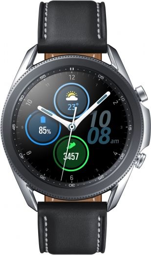 Смарт годинник Samsung Galaxy Watch 3 45mm (SM-R840NZSASEK) Silver - фото - інтернет-магазин електроніки та побутової техніки TTT