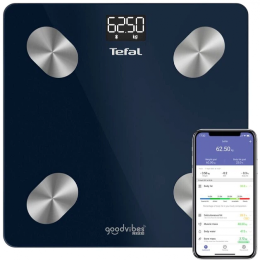 Весы напольные Tefal Goodvibes Life + BM9720F0 - фото - интернет-магазин электроники и бытовой техники TTT