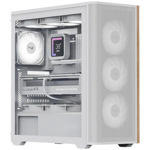 Корпус AeroCool D501A-G-WT-v2 (ACCM-DS01043.21) без БЖ White - фото - інтернет-магазин електроніки та побутової техніки TTT