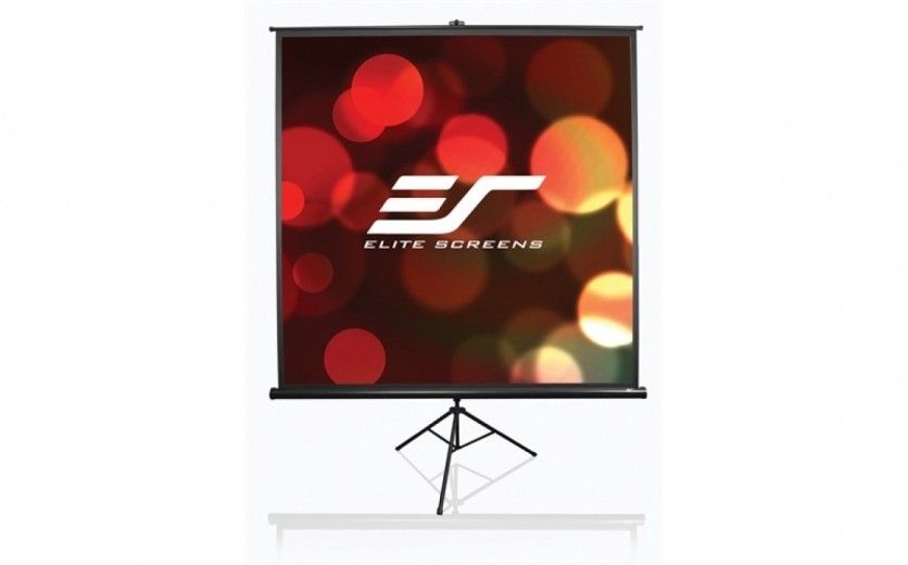 Проекційний підлоговий екран Elite Screens (T136UWS1) Black Case - фото - інтернет-магазин електроніки та побутової техніки TTT
