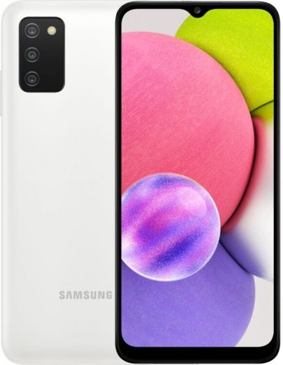 Смартфон Samsung Galaxy A03s 3/32GB (SM-A037FZWDSEK) White - фото - інтернет-магазин електроніки та побутової техніки TTT