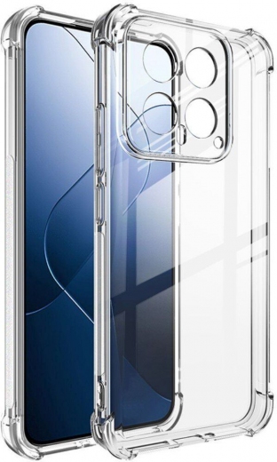 Панель BeCover Anti-Shock для Xiaomi 14 5G (710792) Clear - фото - інтернет-магазин електроніки та побутової техніки TTT