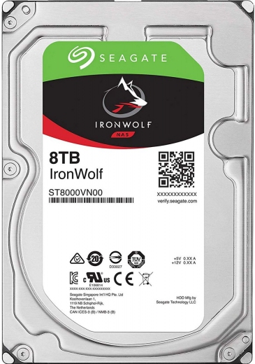 Жесткий диск Seagate IronWolf HDD 8TB 7200rpm 256MB ST8000VN004 3.5