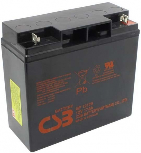 Акумуляторна батарея CSB 12V 17AH (GP12170) AGM - фото - інтернет-магазин електроніки та побутової техніки TTT