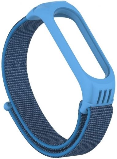 Ремінець TPU Nylon Xiaomi Mi Band 5 Cape Blue - фото - інтернет-магазин електроніки та побутової техніки TTT