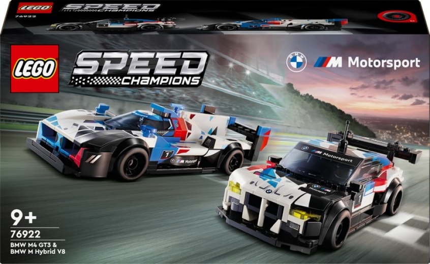 Конструктор LEGO Speed Champions Автомобили для гонок BMW M4 GT3 и BMW M Hybrid V8 676 деталей (76922) - фото - интернет-магазин электроники и бытовой техники TTT