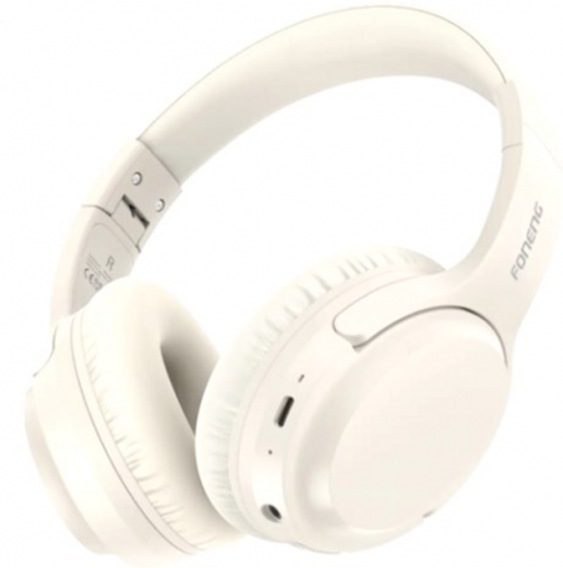 Навушники FONENG Bluetooth Headset (BL53-BG) Beige  - фото Навушники FONENG Bluetooth Headset (BL53-BG) Beige  - фото - інтернет-магазин електроніки та побутової техніки TTT