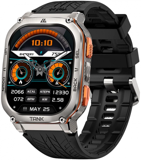 Смарт-часы Kospet Tank M3 Ultra Silver  - фото - интернет-магазин электроники и бытовой техники TTT