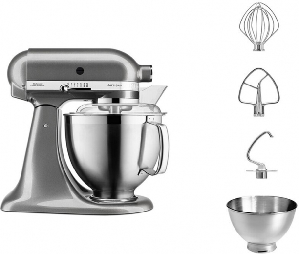 Планетарний міксер KitchenAid Artisan 5KSM185PSEMS - фото Планетарний міксер KitchenAid Artisan 5KSM185PSEMS - фото - інтернет-магазин електроніки та побутової техніки TTT