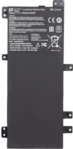 Аккумулятор PowerPlant для ноутбуков ASUS Z450UA (C21N1434) 7.7 V 4935 mAh (NB431649) - фото - интернет-магазин электроники и бытовой техники TTT
