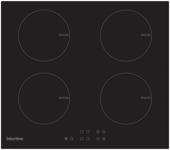 Варильна поверхня електрична Interline HIV 368 SPT BA - фото - інтернет-магазин електроніки та побутової техніки TTT