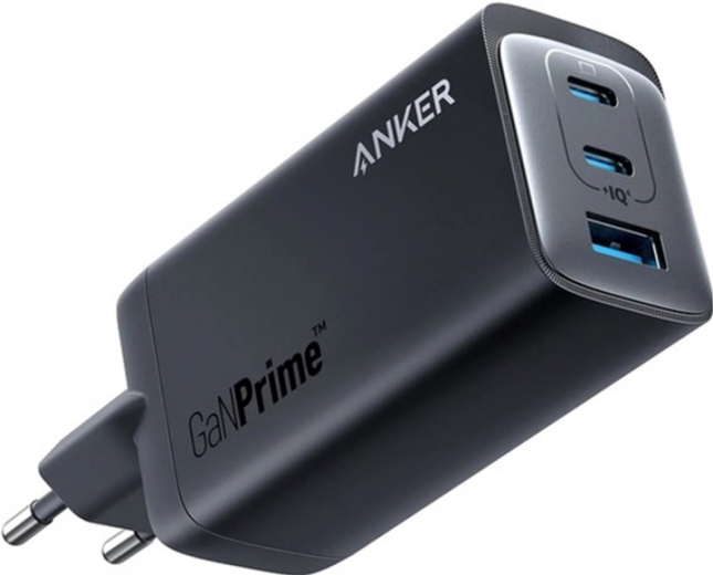 Мережевий зарядний пристрій Anker PowerPort 737 GaNPrime - 120W 2xPD & 1xPIQ PPS/DPDS (A2148313) - фото - інтернет-магазин електроніки та побутової техніки TTT