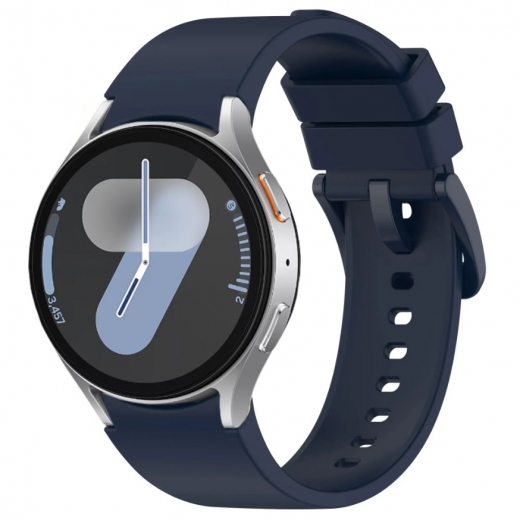 Ремінець BeCover Tape для Samsung Galaxy Watch (20mm) 3 41mm/4/5/6/7 40-44mm (712055) Deep Blue - фото - інтернет-магазин електроніки та побутової техніки TTT