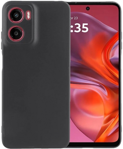 Cиліконовий чохол BeCover для Motorola Moto G05 / E15 (713476) Black - фото - інтернет-магазин електроніки та побутової техніки TTT