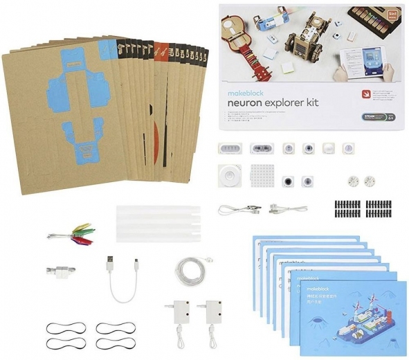 Модульный STEAM конструктор Makeblock Neuron Explorer Kit - фото Модульный STEAM конструктор Makeblock Neuron Explorer Kit - фото - интернет-магазин электроники и бытовой техники TTT