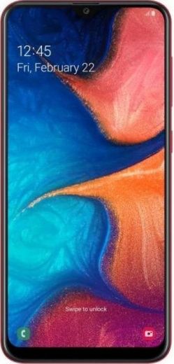 Смартфон Samsung Galaxy A20 3/32GB (SM-A205FZRVSEK) Red - фото - интернет-магазин электроники и бытовой техники TTT