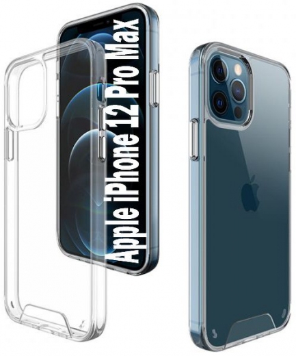 Чохол BeCover Space Case для Apple iPhone 12 Pro Max (707794) Transparancy - фото Чохол BeCover Space Case для Apple iPhone 12 Pro Max (707794) Transparancy - фото - інтернет-магазин електроніки та побутової техніки TTT