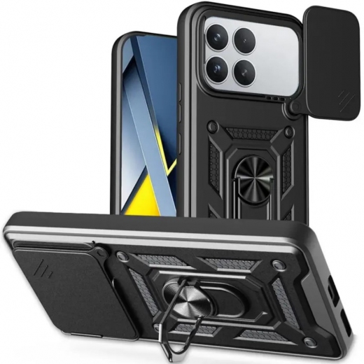 Панель BeCover Military для Poco F8 Pro (715402) Black - фото - інтернет-магазин електроніки та побутової техніки TTT