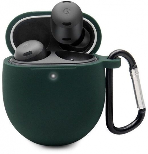 Чохол Silicon BeCover для Google Pixel Buds Pro (709589) Dark Green - фото - інтернет-магазин електроніки та побутової техніки TTT