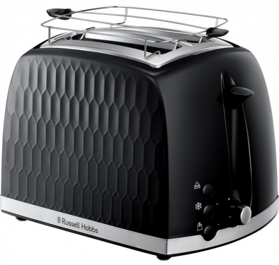 Тостер Russell Hobbs 26061-56 Honeycomb Black - фото - интернет-магазин электроники и бытовой техники TTT