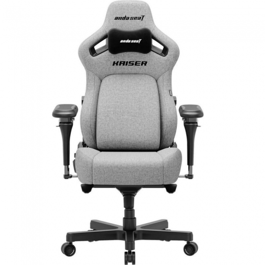 Кресло геймерское Anda Seat Kaiser 4 V2 Size XL (AD12YDDC-XLL-20-G-CF-03) Gray Fabric - фото - интернет-магазин электроники и бытовой техники TTT