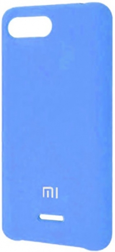 Накладка Original Soft Case Xiaomi Redmi 6A Blue - фото - інтернет-магазин електроніки та побутової техніки TTT
