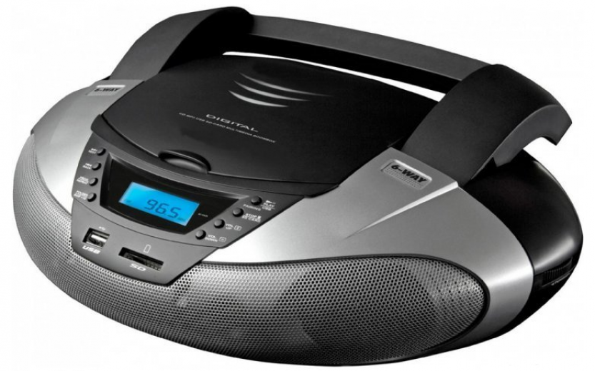 Магнітола Mystery Electronics BM-6108U Gray - фото - інтернет-магазин електроніки та побутової техніки TTT