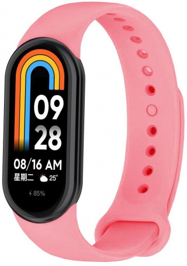 Ремешок BeCover для Xiaomi Mi Smart Band 8 (709410) Rose Red - фото - интернет-магазин электроники и бытовой техники TTT