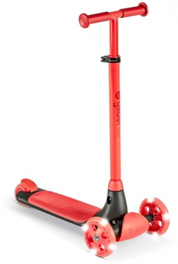 Самокат YVolution YGlider KIWI (Y101258) Red - фото - інтернет-магазин електроніки та побутової техніки TTT