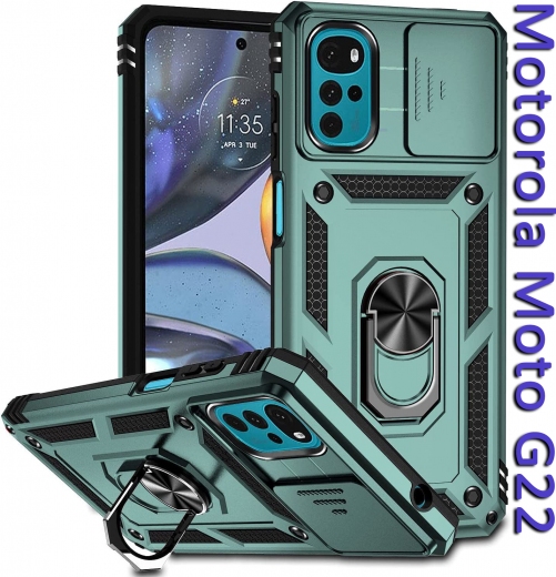 Панель BeCover Military для Motorola Moto G22 (BC_708188) Dark Green - фото - інтернет-магазин електроніки та побутової техніки TTT