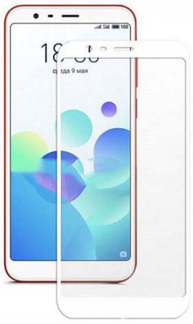 Захисне скло ArmorStandart Full-Screen Meizu M8C White - фото - інтернет-магазин електроніки та побутової техніки TTT