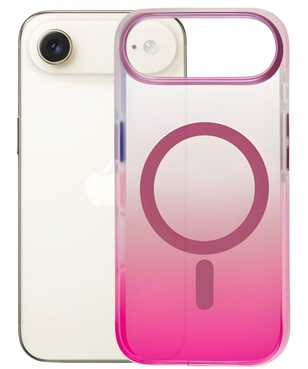 Панель BeCover FIBRA Shock-Proof case with MagSafe для Apple iPhone 17 Air (715458) Pink - фото - інтернет-магазин електроніки та побутової техніки TTT