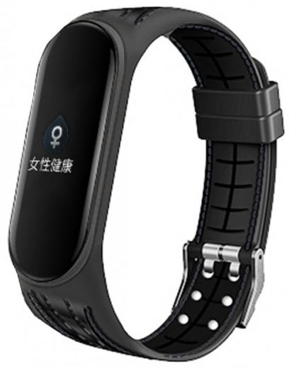 Ремінець BeCover Lattice Style для Xiaomi Mi Smart Band 5 (705158) Black - фото - інтернет-магазин електроніки та побутової техніки TTT