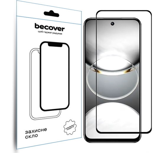 Защитное стекло Becover для Tecno Spark 30 (KL6) (712500) Black - фото - интернет-магазин электроники и бытовой техники TTT