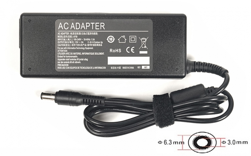 Блок питания PowerPlant для ноутбука Toshiba (15V 75W 5A) (TO75C6330) - фото - интернет-магазин электроники и бытовой техники TTT