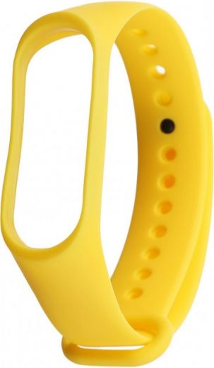 Ремешок для Xiaomi Mi Band 3/4 Yellow - фото - интернет-магазин электроники и бытовой техники TTT