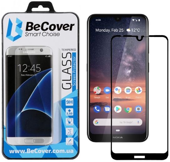 Защитное стекло BeCover для Nokia 3.2 (BC_704114) Black - фото - интернет-магазин электроники и бытовой техники TTT
