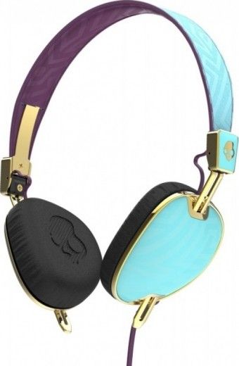 Навушники Skullcandy Knockout (S5AVGM-396) Robin/Smoked Purple/Gold - фото - інтернет-магазин електроніки та побутової техніки TTT