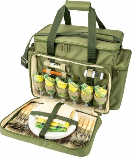 Набір для пікніка Кемпінг Grand Picnic на 6 персон - фото - інтернет-магазин електроніки та побутової техніки TTT