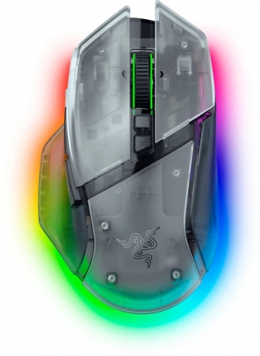 Миша Razer Basilisk V3 Pro 35K RGB Wireless/Bluetooth/USB (RZ01-05240400-R3G1) Phantom White  - фото - інтернет-магазин електроніки та побутової техніки TTT