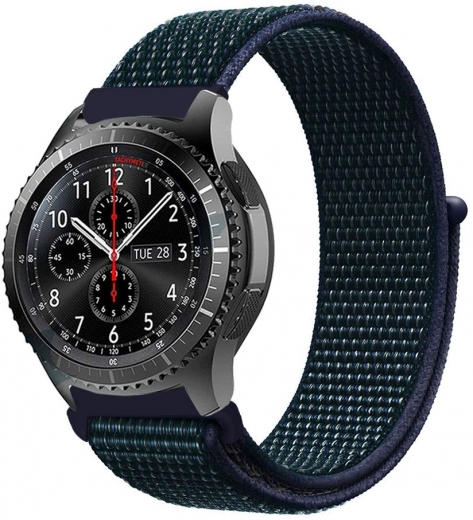 Ремешок BeCover Nylon Style для Honor MagicWatch 2 / Huawei Watch 3 Pro Classic 46mm (707079) Blue-Green - фото - интернет-магазин электроники и бытовой техники TTT