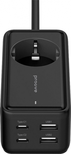 Сетевой фильтр Proove Power Strip Homester PD-03 1AC 65W (2 Type-C + 2USB) (479280001) - фото - интернет-магазин электроники и бытовой техники TTT