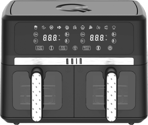 Мультипіч QUIN Air Fryer Dual Zone YJ-1102ADV - фото Мультипіч QUIN Air Fryer Dual Zone YJ-1102ADV - фото - інтернет-магазин електроніки та побутової техніки TTT