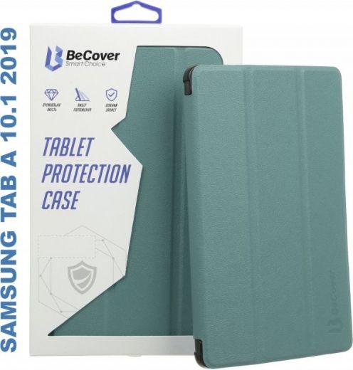 Чохол-книжка BeCover Smart Case для Samsung Galaxy Tab A 10.1 (2019) T510/T515 (705287 Dark Green  - фото Чохол-книжка BeCover Smart Case для Samsung Galaxy Tab A 10.1 (2019) T510/T515 (705287 Dark Green  - фото - інтернет-магазин електроніки та побутової техніки TTT