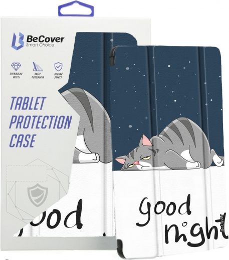 Чехол BeCover Smart Case для Samsung Galaxy Tab S6 Lite 10.4 P610/P613/P615/P619 (708327) Good Night - фото - интернет-магазин электроники и бытовой техники TTT