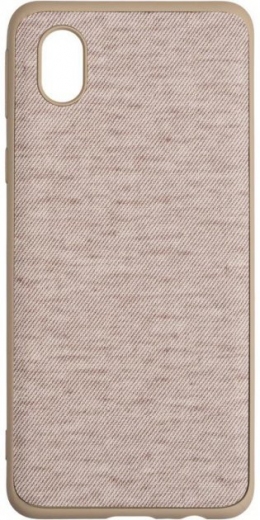 Накладка Gelius Canvas Case для Samsung Galaxy A013 (A01 Core) (2099900823824) Beige - фото - интернет-магазин электроники и бытовой техники TTT