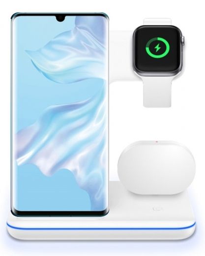 Бездротовий зарядний пристрій BeCover BC-Z5 (704089) White - фото - інтернет-магазин електроніки та побутової техніки TTT