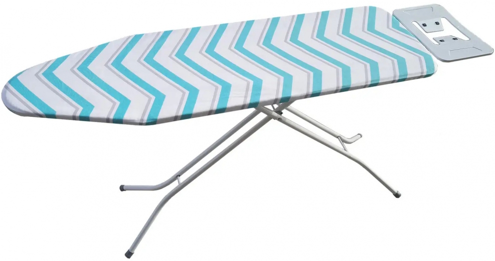 Доска гладильная Casa Si Superstandard Basic 120x38 (CS95150E166) White/Green Zigzags  - фото - интернет-магазин электроники и бытовой техники TTT